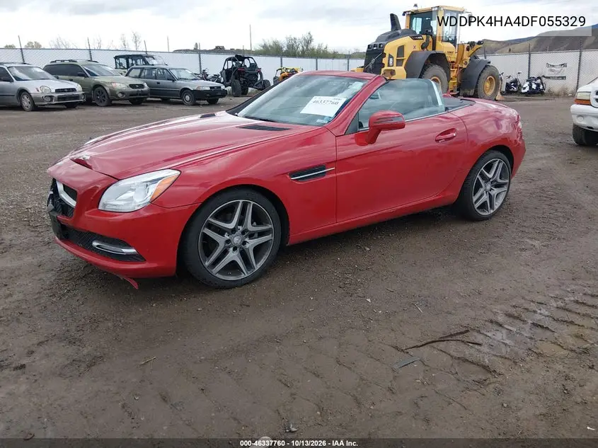 2013 MERCEDES SLK-KLASSE VIN WDDPK4HA4DF055329 — фото 2