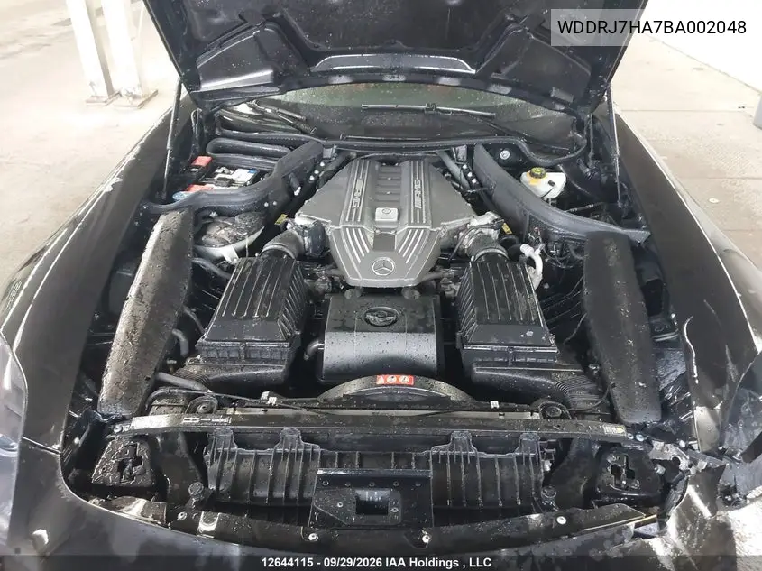 2011 MERCEDES SLS AMG VIN WDDRJ7HA7BA002048 — фото 10
