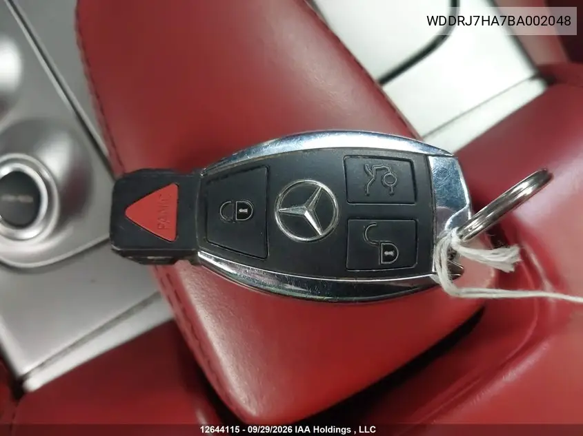 2011 MERCEDES SLS AMG VIN WDDRJ7HA7BA002048 — фото 11