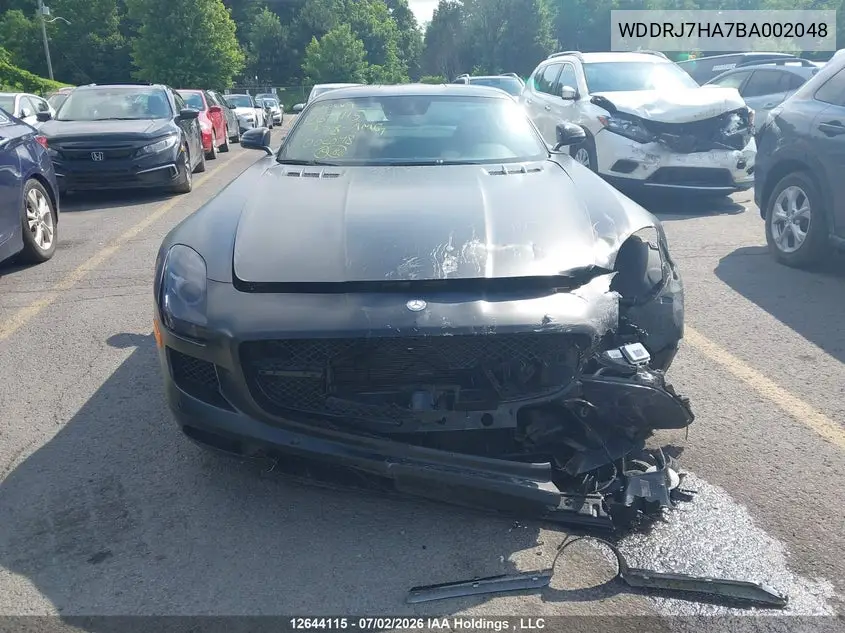 2011 MERCEDES SLS AMG VIN WDDRJ7HA7BA002048 — фото 12