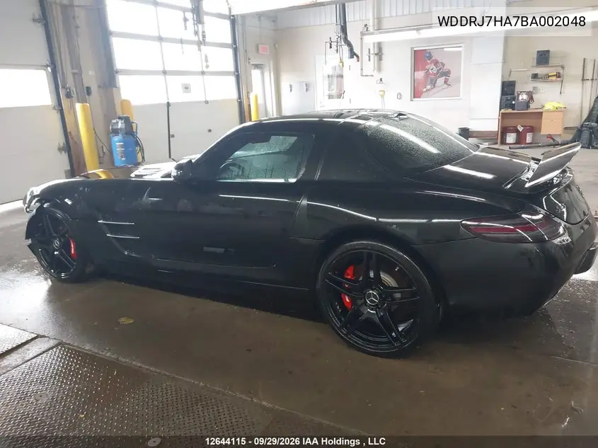 2011 MERCEDES SLS AMG VIN WDDRJ7HA7BA002048 — фото 15