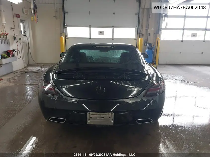 2011 MERCEDES SLS AMG VIN WDDRJ7HA7BA002048 — фото 17