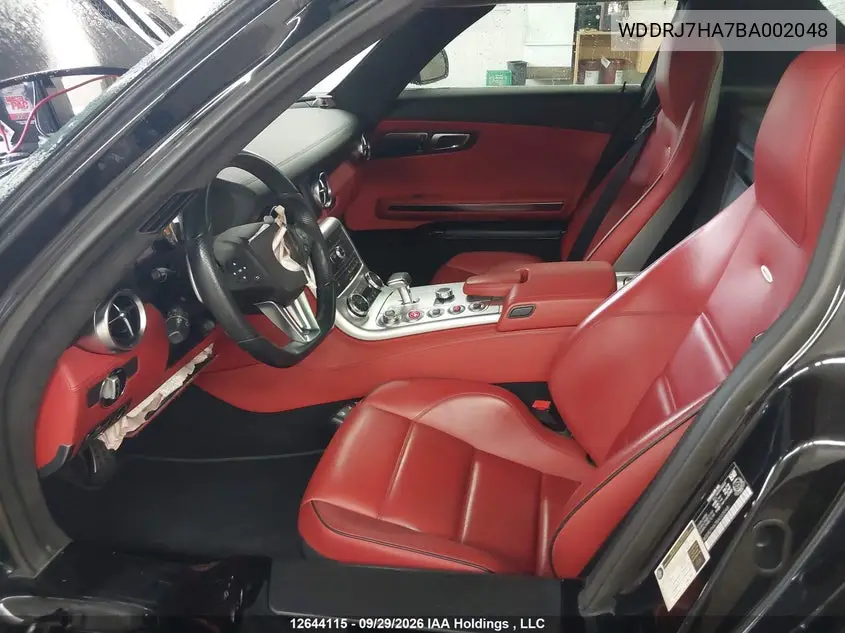 2011 MERCEDES SLS AMG VIN WDDRJ7HA7BA002048 — фото 5