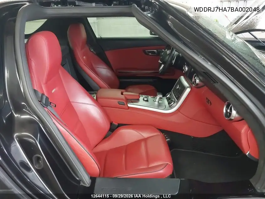 2011 MERCEDES SLS AMG VIN WDDRJ7HA7BA002048 — фото 8