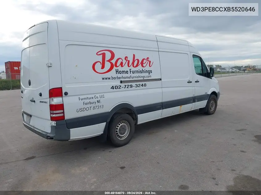 2011 MERCEDES SPRINTER VIN WD3PE8CCXB5520646 — фото 4