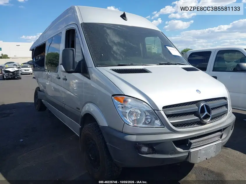 MERCEDES SPRINTER 2011, VIN WDZPE8CC3B5581133