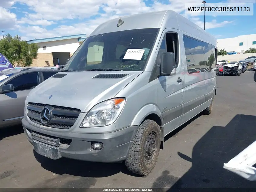 2011 MERCEDES SPRINTER VIN WDZPE8CC3B5581133 — фото 2