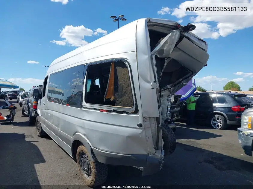 2011 MERCEDES SPRINTER VIN WDZPE8CC3B5581133 — фото 3