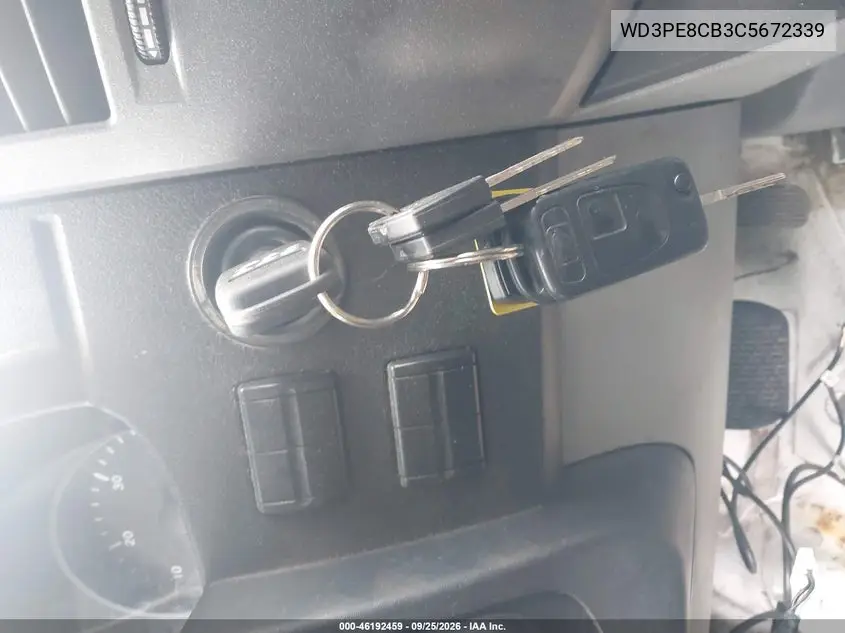 2012 MERCEDES SPRINTER VIN WD3PE8CB3C5672339 — фото 11