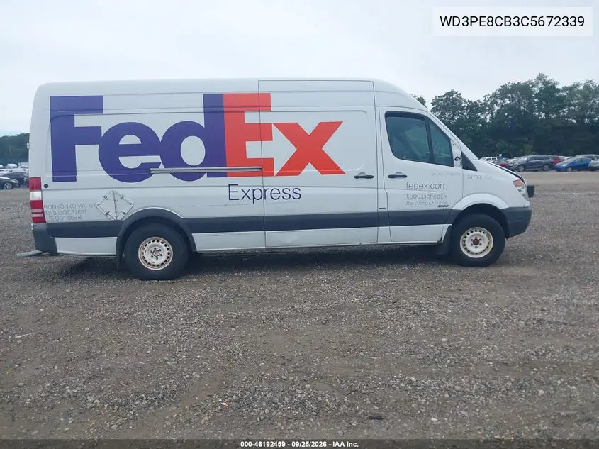 2012 MERCEDES SPRINTER VIN WD3PE8CB3C5672339 — фото 13