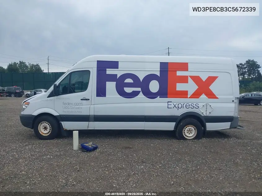 2012 MERCEDES SPRINTER VIN WD3PE8CB3C5672339 — фото 14