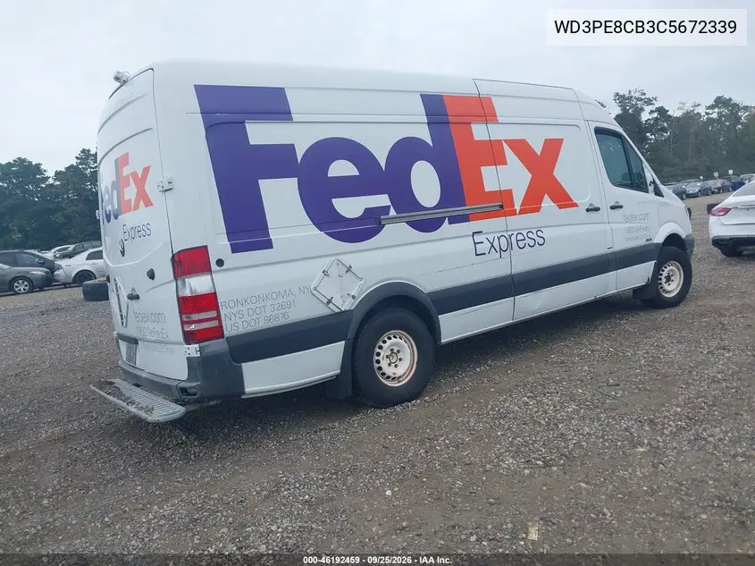 2012 MERCEDES SPRINTER VIN WD3PE8CB3C5672339 — фото 4