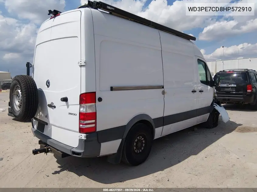 2017 MERCEDES SPRINTER VIN WD3PE7CD8HP572910 — фото 4