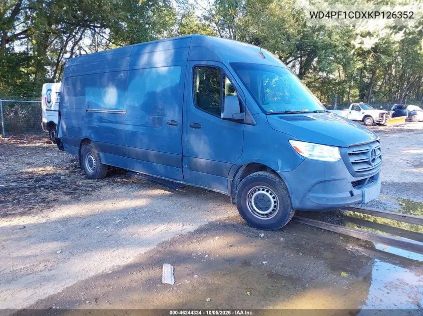 MERCEDES SPRINTER 2019, VIN WD4PF1CDXKP126352