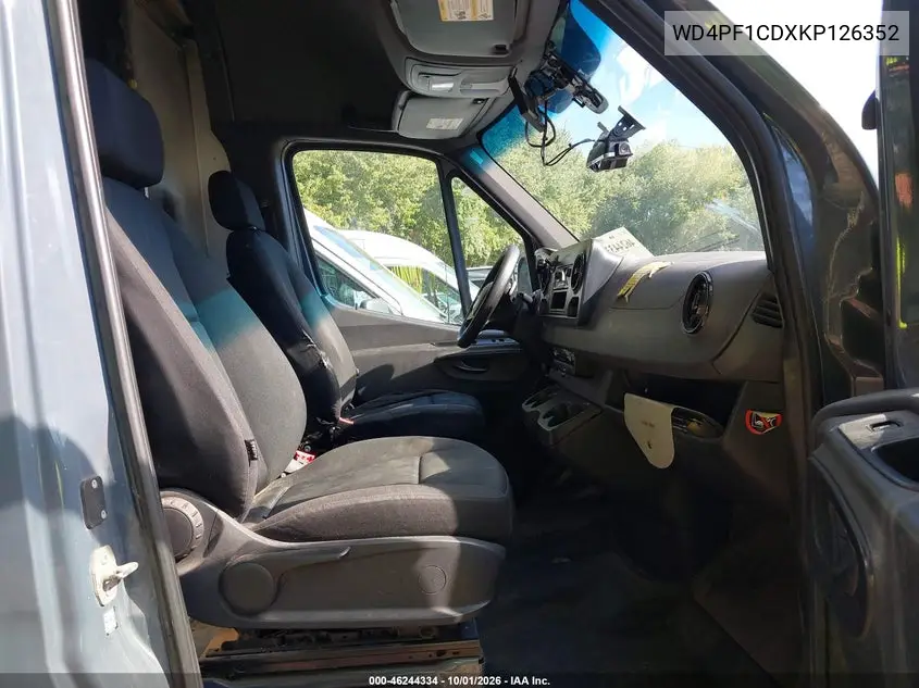2019 MERCEDES SPRINTER VIN WD4PF1CDXKP126352 — фото 5