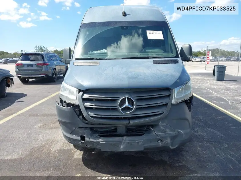 2019 MERCEDES SPRINTER VIN WD4PF0CD7KP033525 — фото 12