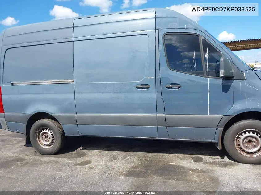 2019 MERCEDES SPRINTER VIN WD4PF0CD7KP033525 — фото 13