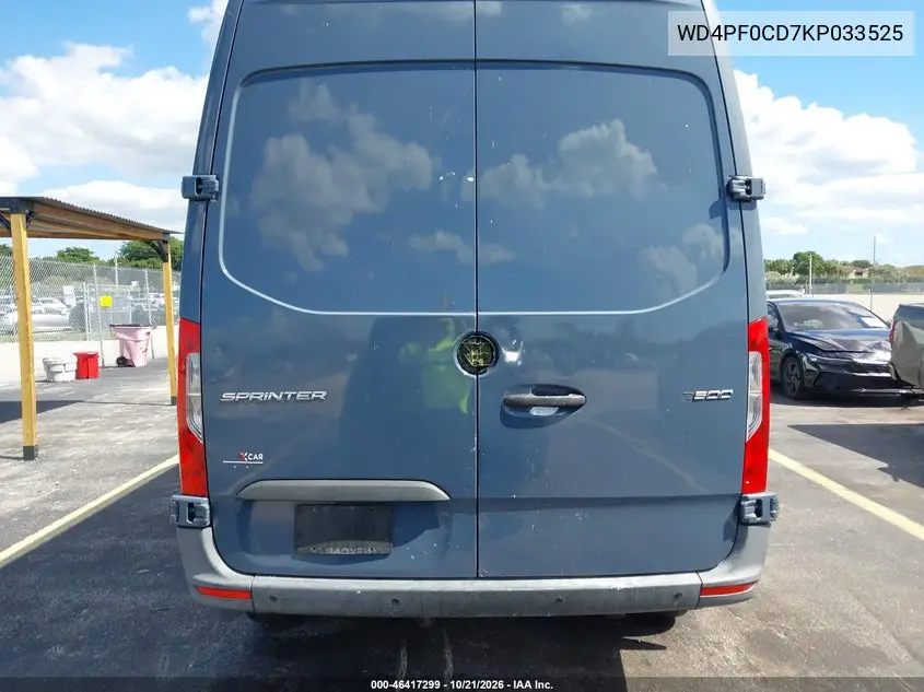 2019 MERCEDES SPRINTER VIN WD4PF0CD7KP033525 — фото 16