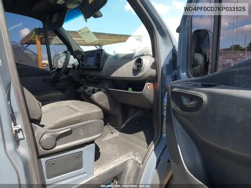 2019 MERCEDES SPRINTER VIN WD4PF0CD7KP033525 — фото 5
