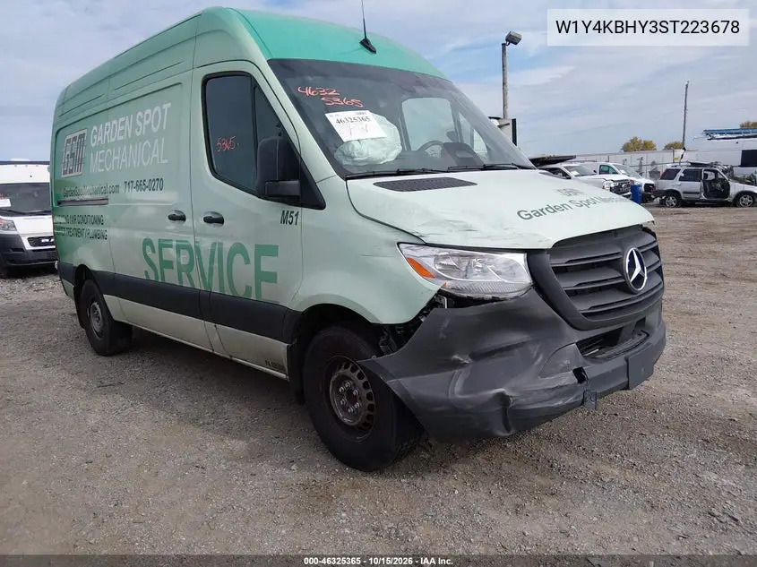 MERCEDES SPRINTER 2025, VIN W1Y4KBHY3ST223678