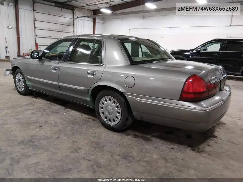2003 MERCURY GRAND MARQUIS VIN 2MEFM74W63X662689 — фото 3
