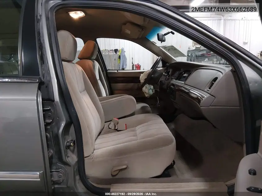 2003 MERCURY GRAND MARQUIS VIN 2MEFM74W63X662689 — фото 5