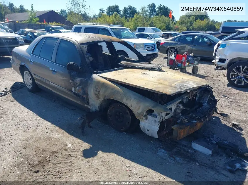 MERCURY GRAND MARQUIS 2004, VIN 2MEFM74W34X640859