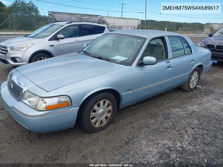 2004 MERCURY GRAND MARQUIS VIN 2MEHM75W54X689617 — фото 2