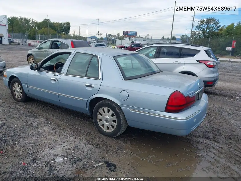 2004 MERCURY GRAND MARQUIS VIN 2MEHM75W54X689617 — фото 3