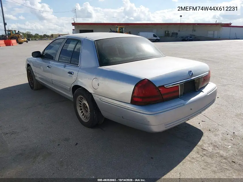 2004 MERCURY GRAND MARQUIS VIN 2MEFM74W44X612231 — фото 3