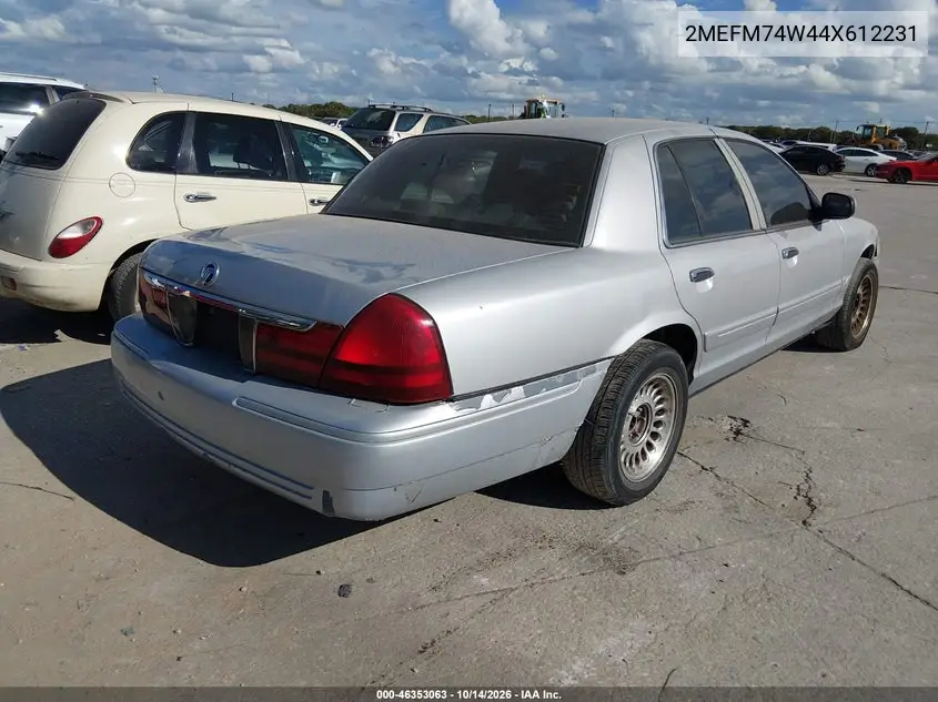 2004 MERCURY GRAND MARQUIS VIN 2MEFM74W44X612231 — фото 4
