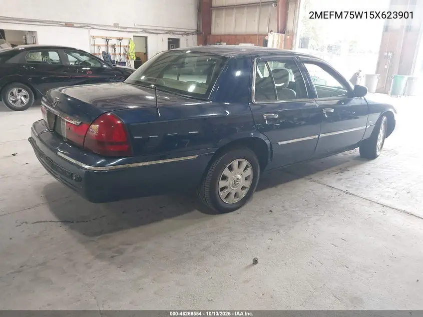 2005 MERCURY GRAND MARQUIS VIN 2MEFM75W15X623901 — фото 4