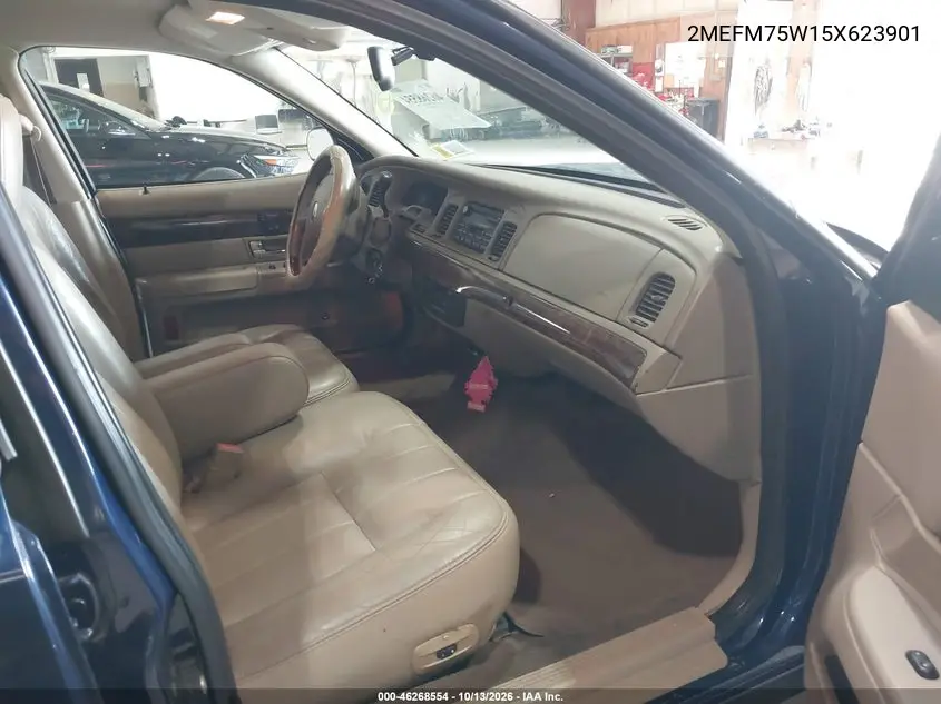 2005 MERCURY GRAND MARQUIS VIN 2MEFM75W15X623901 — фото 5