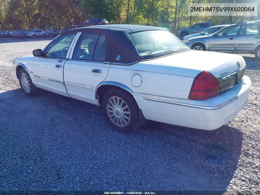 2009 MERCURY GRAND MARQUIS VIN 2MEHM75V99X600064 — фото 3