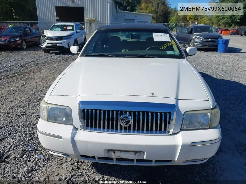 2009 MERCURY GRAND MARQUIS VIN 2MEHM75V99X600064 — фото 6