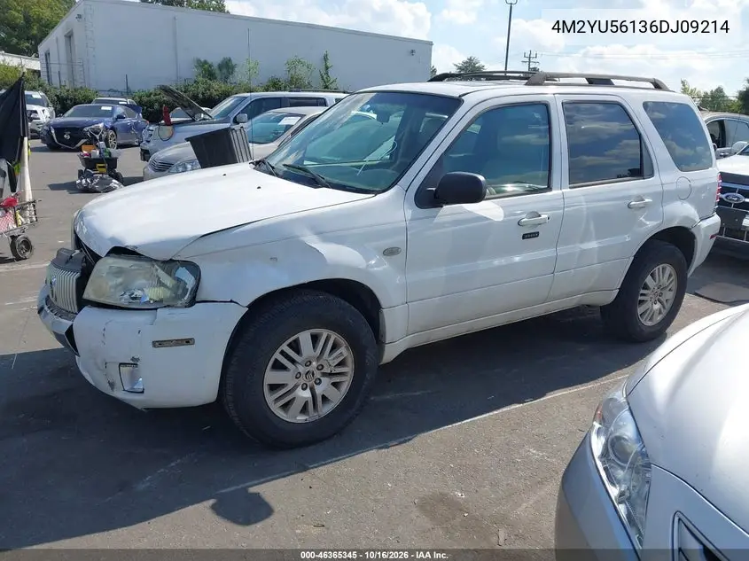 2006 MERCURY MARINER VIN 4M2YU56136DJ09214 — фото 2