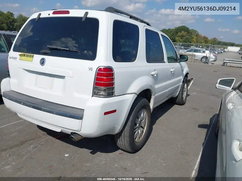 2006 MERCURY MARINER VIN 4M2YU56136DJ09214 — фото 4