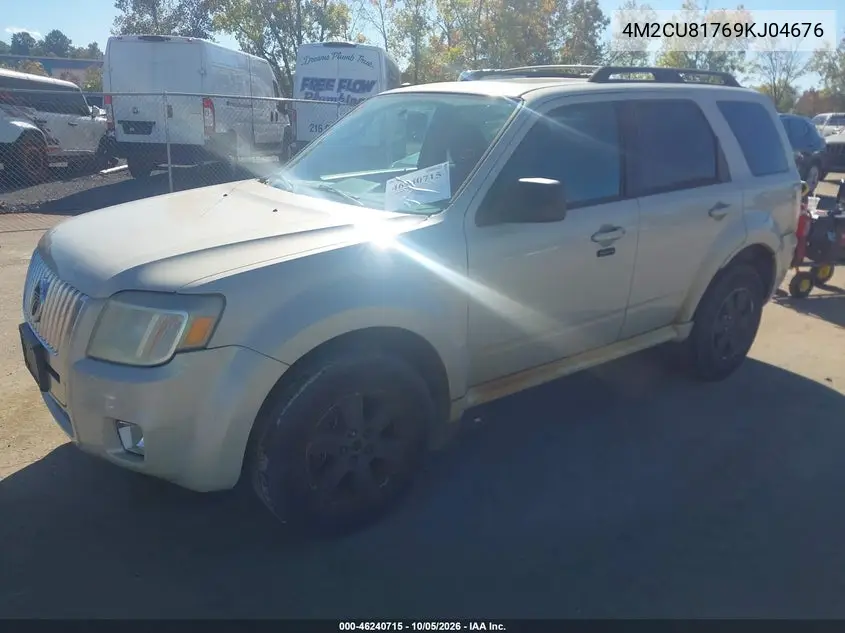 2009 MERCURY MARINER VIN 4M2CU81769KJ04676 — фото 2