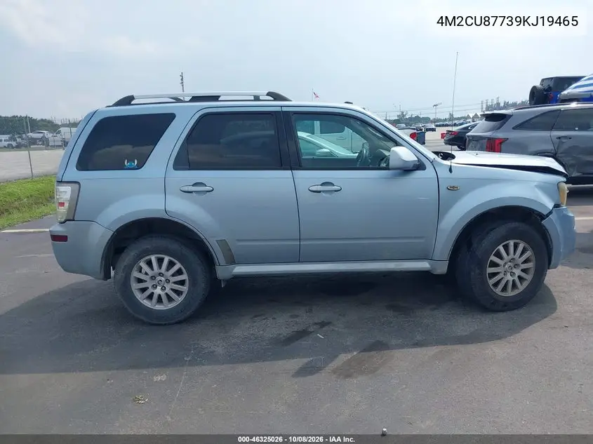 2009 MERCURY MARINER VIN 4M2CU87739KJ19465 — фото 13