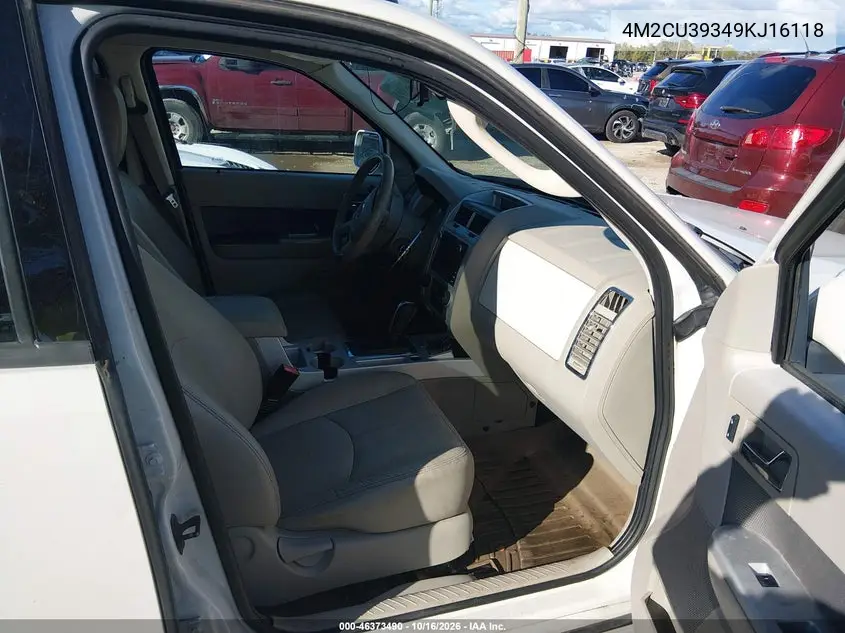 2009 MERCURY MARINER VIN 4M2CU39349KJ16118 — фото 5