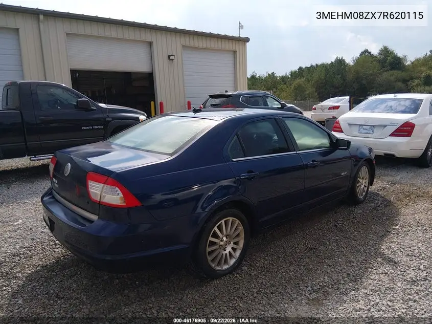 2007 MERCURY MILAN VIN 3MEHM08ZX7R620115 — фото 4