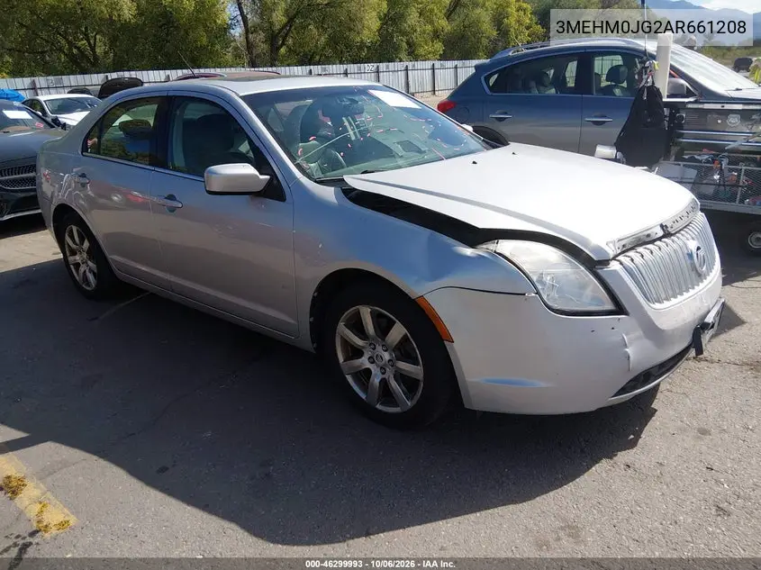 MERCURY MILAN 2010, VIN 3MEHM0JG2AR661208