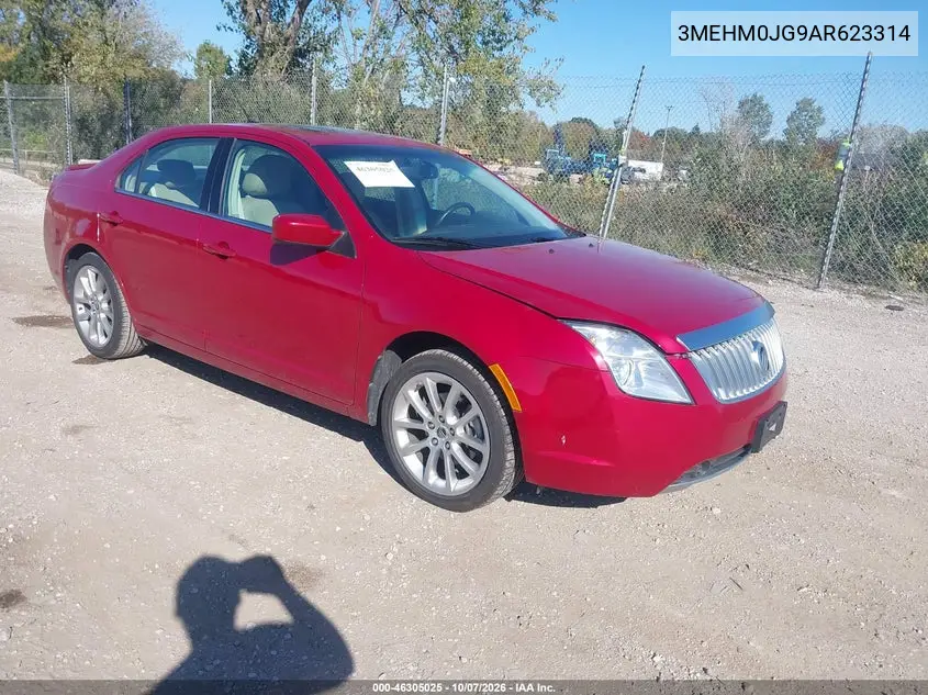 MERCURY MILAN 2010, VIN 3MEHM0JG9AR623314