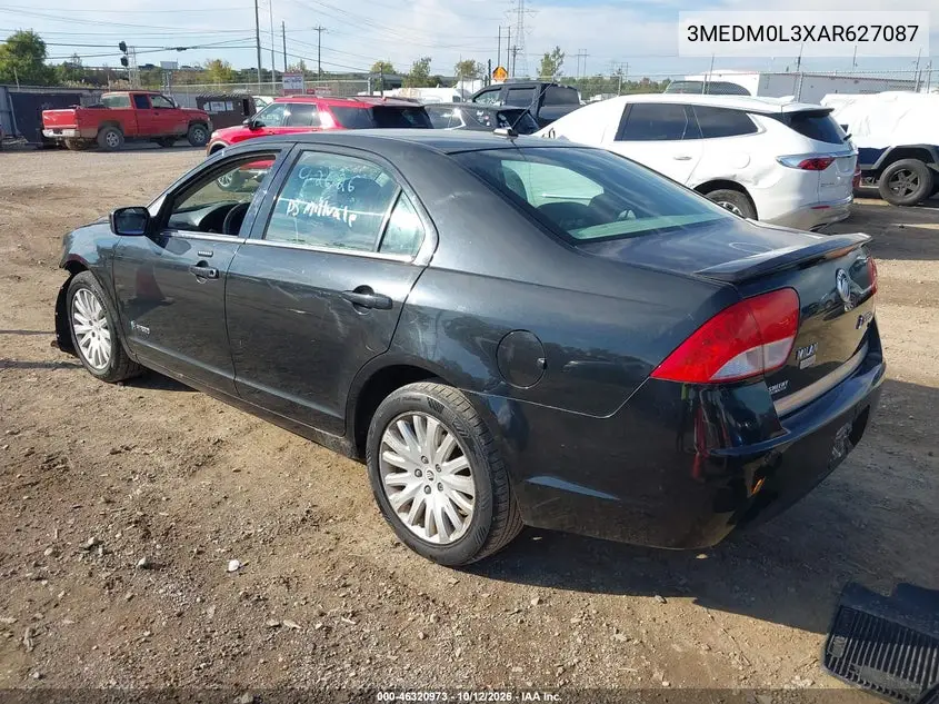 2010 MERCURY MILAN VIN 3MEDM0L3XAR627087 — фото 3