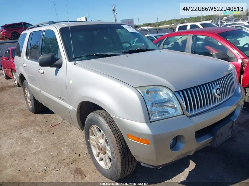MERCURY MOUNTAINEER 2002, VIN 4M2ZU86W62ZJ40813