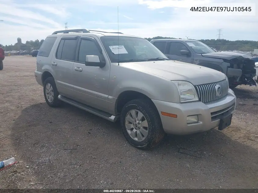 MERCURY MOUNTAINEER 2007, VIN 4M2EU47E97UJ10545