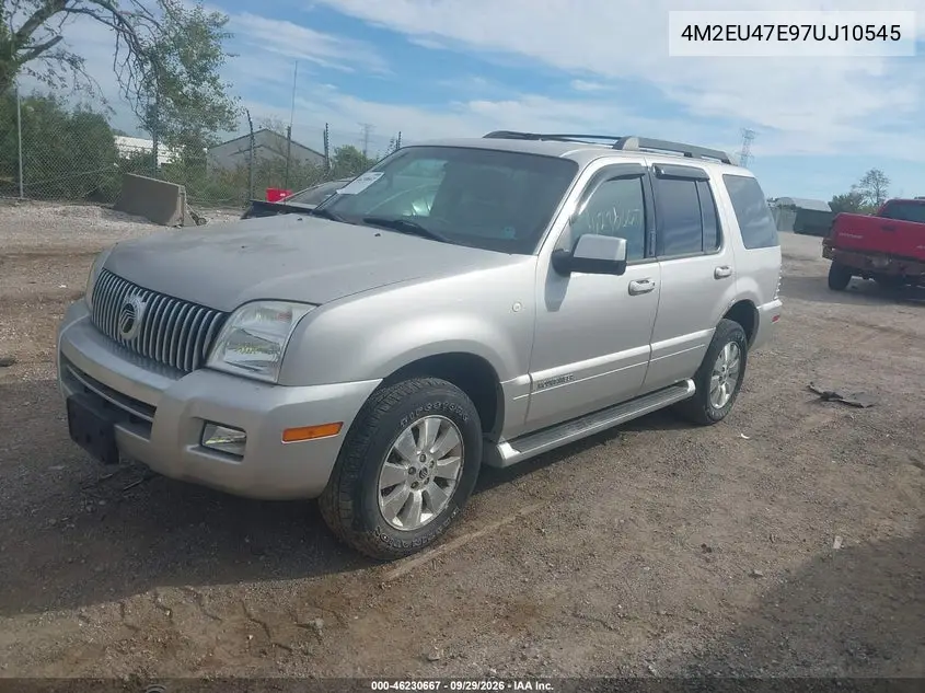 2007 MERCURY MOUNTAINEER VIN 4M2EU47E97UJ10545 — фото 2