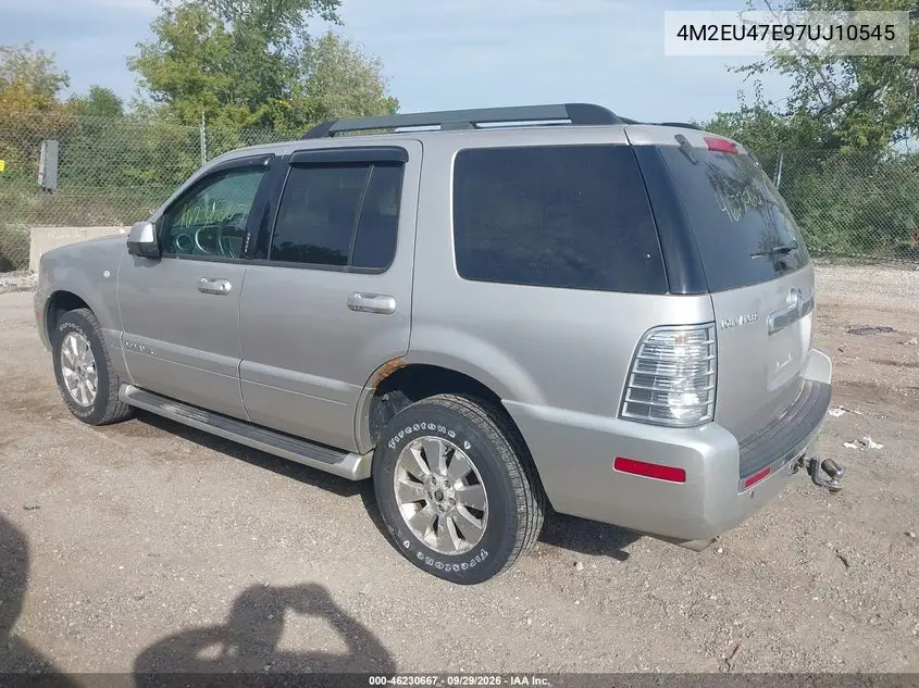 2007 MERCURY MOUNTAINEER VIN 4M2EU47E97UJ10545 — фото 3