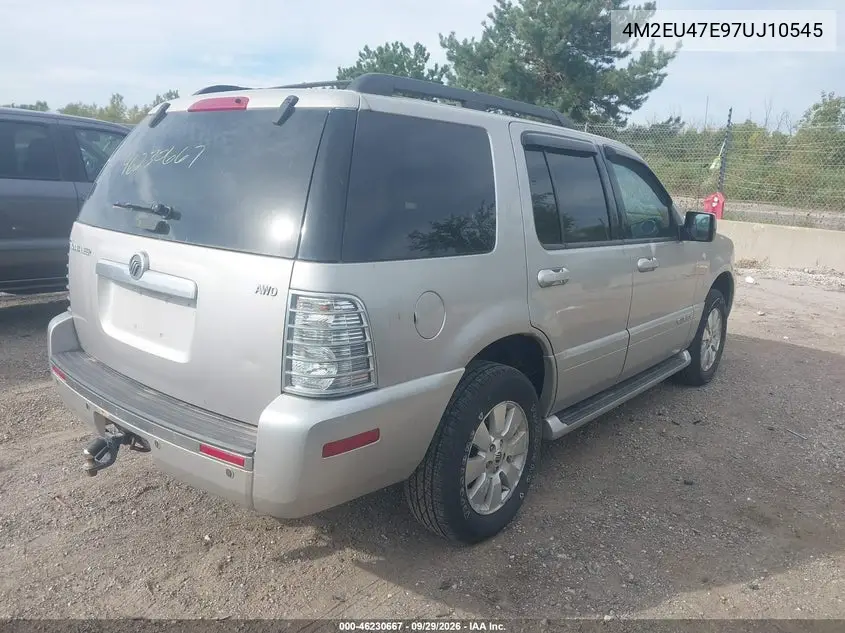 2007 MERCURY MOUNTAINEER VIN 4M2EU47E97UJ10545 — фото 4