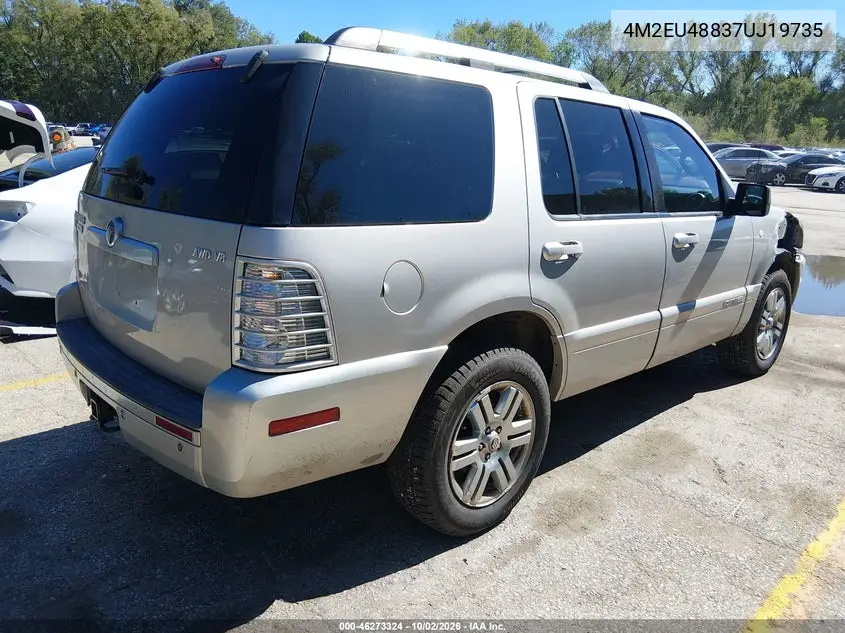 2007 MERCURY MOUNTAINEER VIN 4M2EU48837UJ19735 — фото 4
